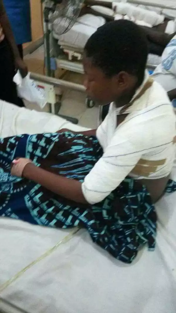 New Photos Of 11-Year-Old Girl Who Was Bathed With Hot Water In Imo State..